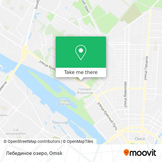 Лебединое озеро map