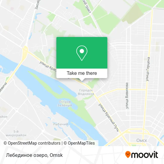 Лебединое озеро map