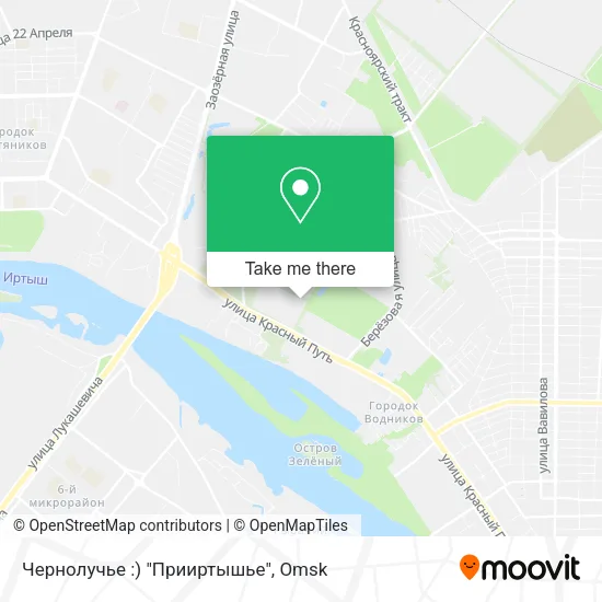 Чернолучье :) "Прииртышье" map