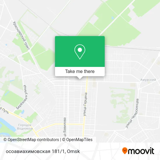 осоавиахимовская 181/1 map
