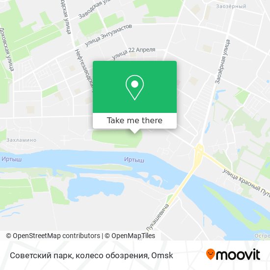 Советский парк, колесо обозрения map