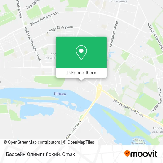 Бассейн Олимпийский map