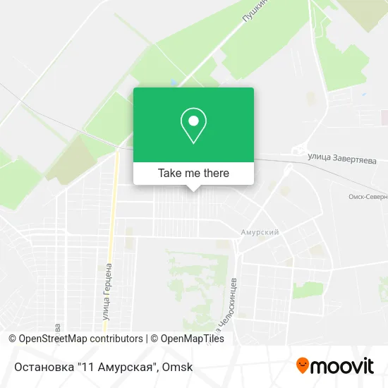 Остановка "11 Амурская" map