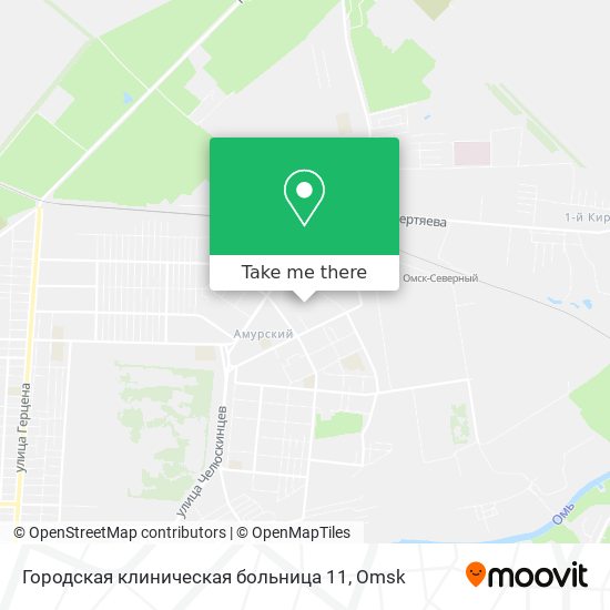 Городская клиническая больница 11 map