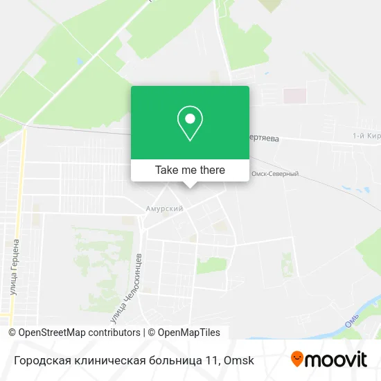 Городская клиническая больница 11 map