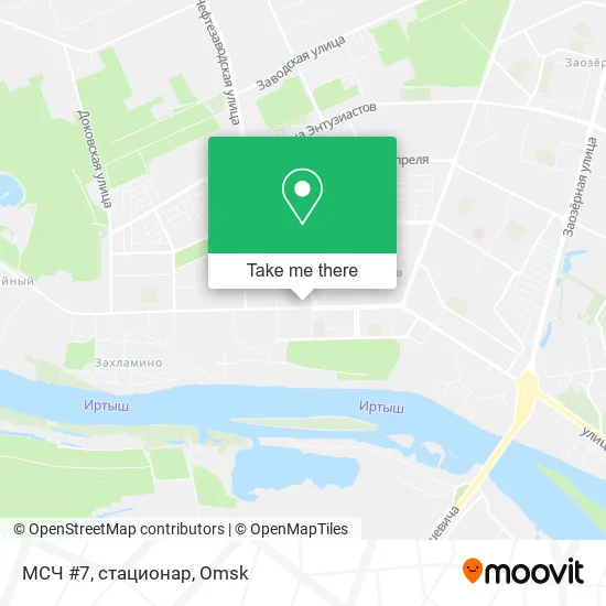 МСЧ #7, стационар map