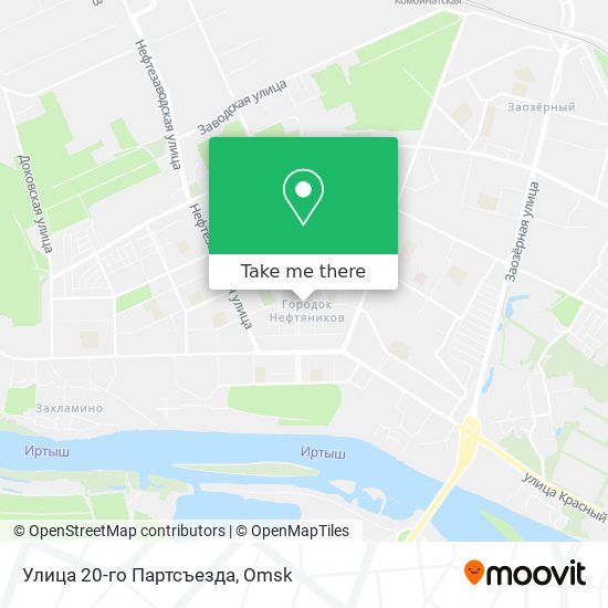 Улица 20-го Партсъезда map