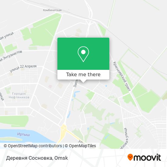 Деревня Сосновка map