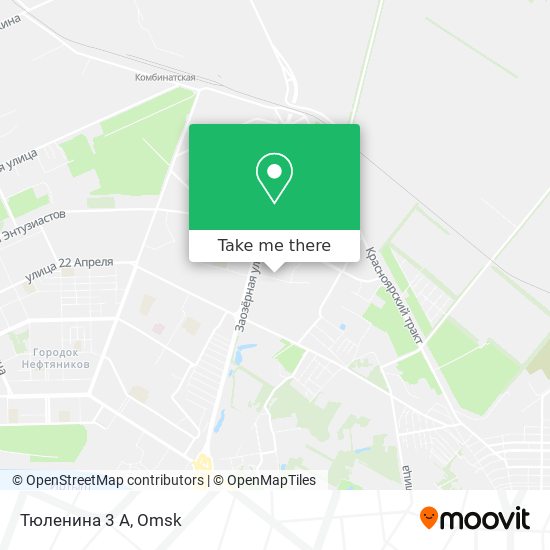 Тюленина 3 А map
