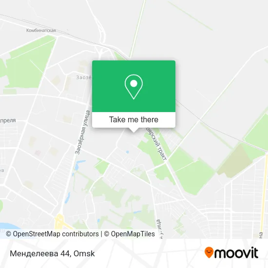 Менделеева 44 map
