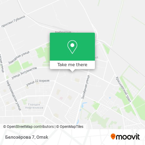 Белозёрова 7 map