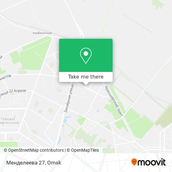 Менделеева 27 map