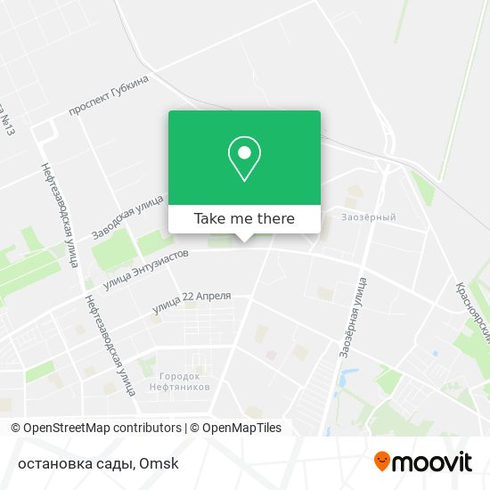 остановка сады map