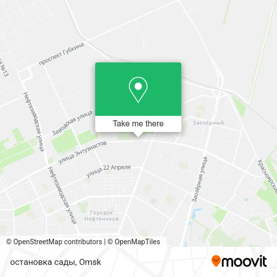 остановка сады map