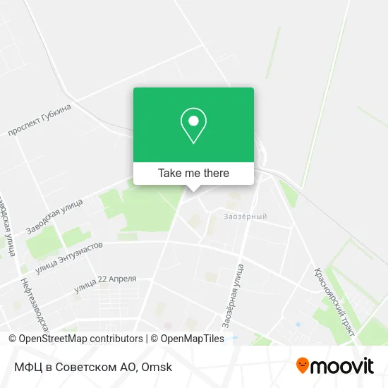 МФЦ в Советском АО map
