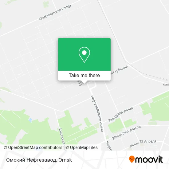 Омский Нефтезавод map