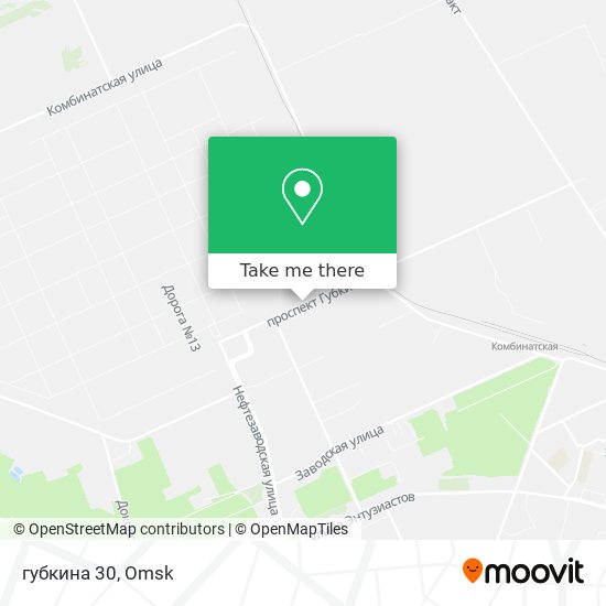 губкина 30 map