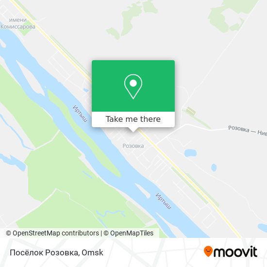 Посёлок Розовка map