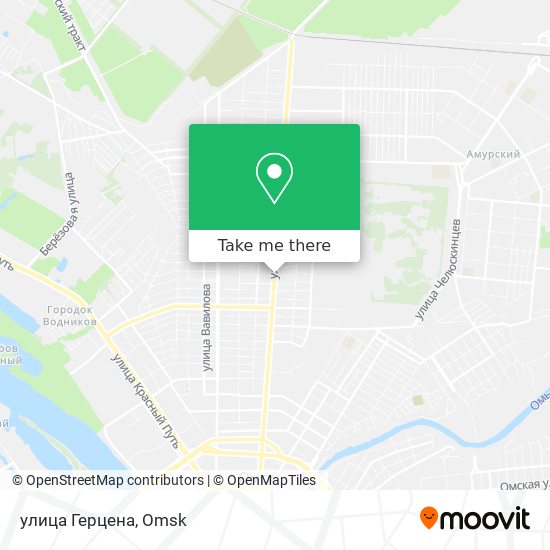 улица Герцена map
