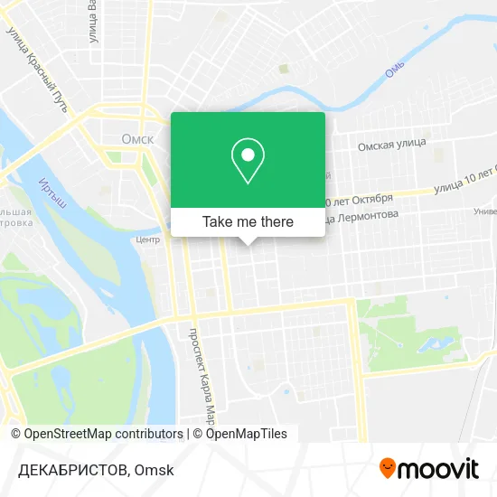 ДЕКАБРИСТОВ map