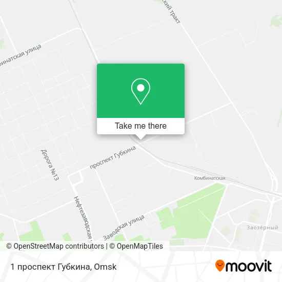 1 проспект Губкина map