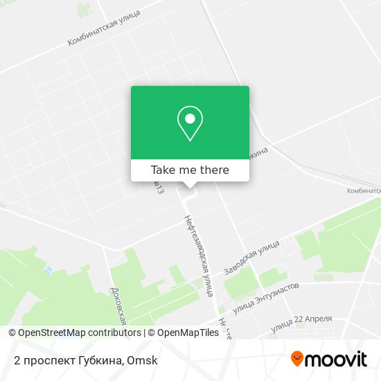 2 проспект Губкина map