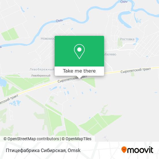 Птицефабрика Сибирская map