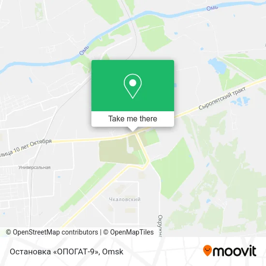 Остановка «ОПОГАТ-9» map