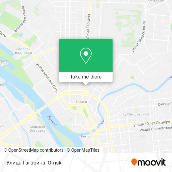 Улица Гагарина map
