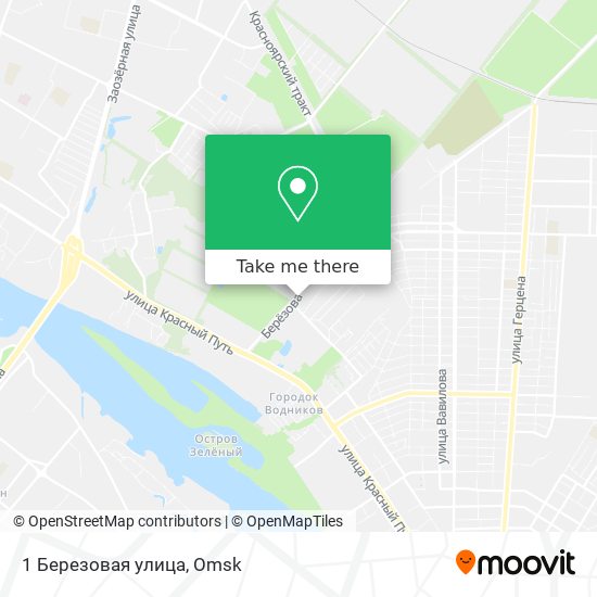 1 Березовая улица map