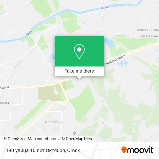 190 улица 10 лет Октября map