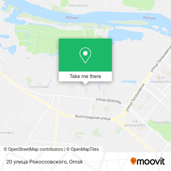 20 улица Рокоссовского map