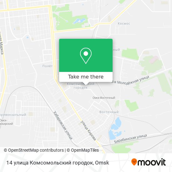 14 улица Комсомольский городок map