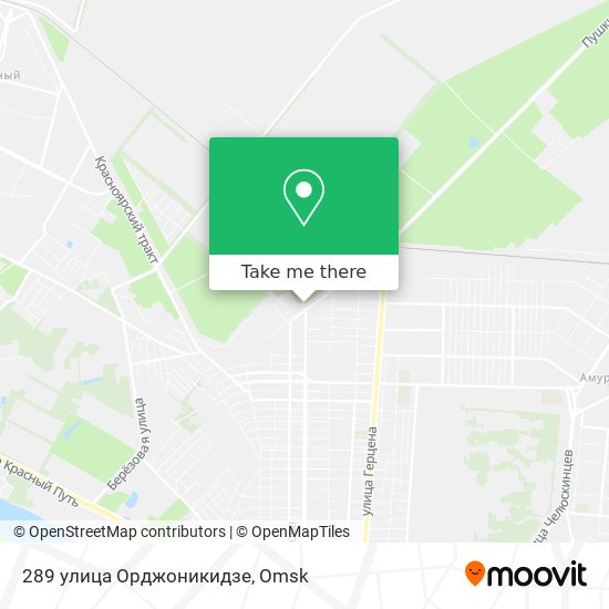 289 улица Орджоникидзе map