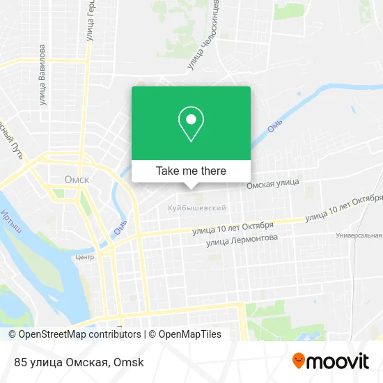 85 улица Омская map