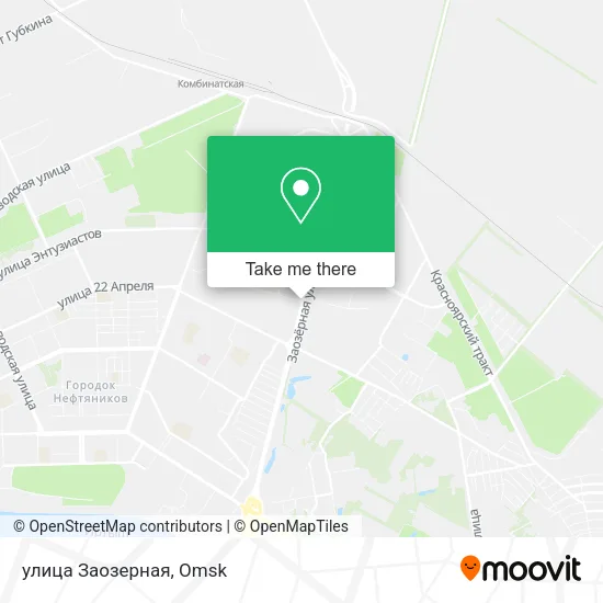 улица Заозерная map