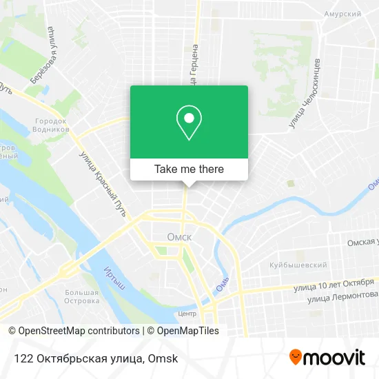 122 Октябрьская улица map