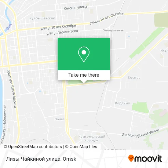 Лизы Чайкиной улица map