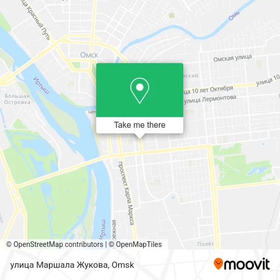 улица Маршала Жукова map