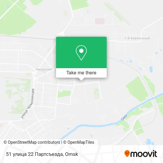 51 улица 22 Партсъезда map