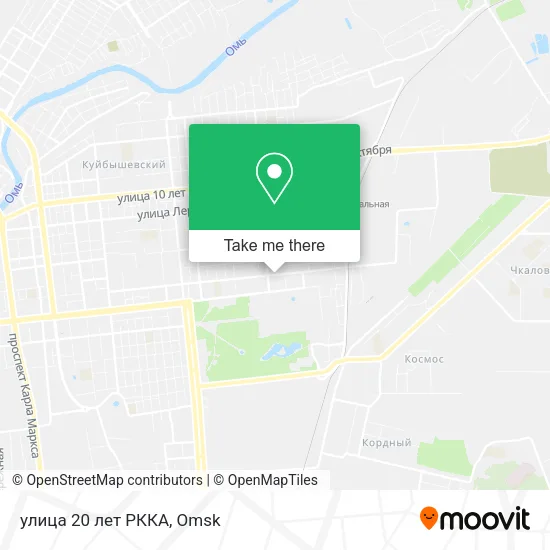 улица 20 лет РККА map