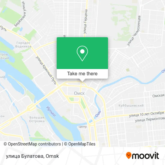 улица Булатова map