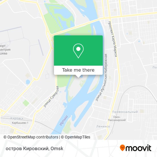 остров Кировский map