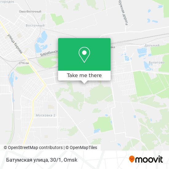 Батумская улица, 30/1 map