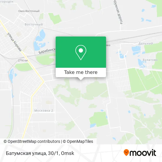 Батумская улица, 30/1 map