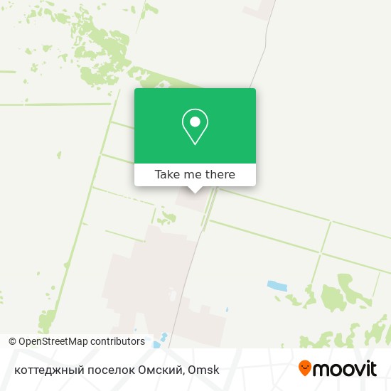 коттеджный поселок Омский map