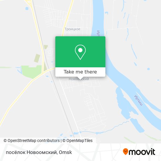 посёлок Новоомский map