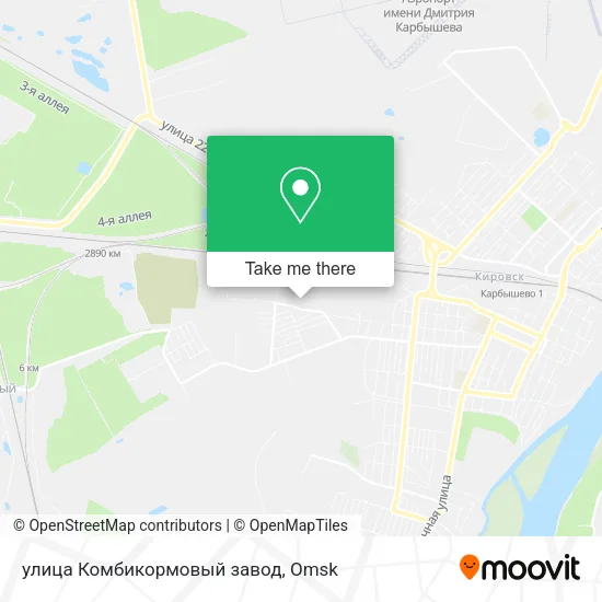 улица Комбикормовый завод map