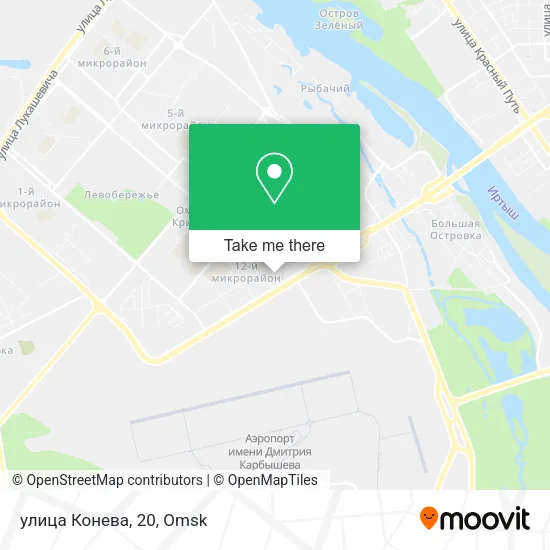 улица Конева, 20 map