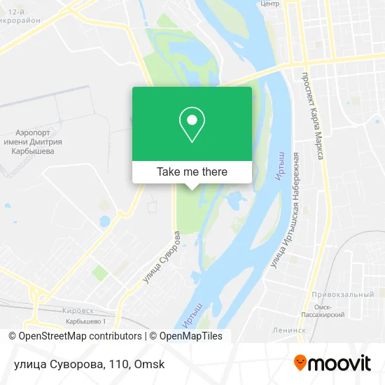 улица Суворова, 110 map